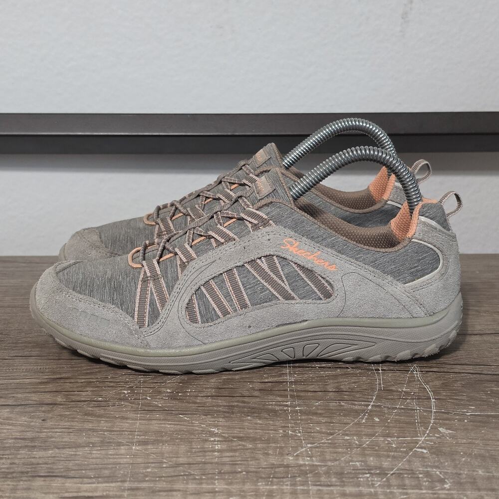 Skechers Reggae Fest Escondido Women's Casual Comfort Shoes Size 7.5 Gray